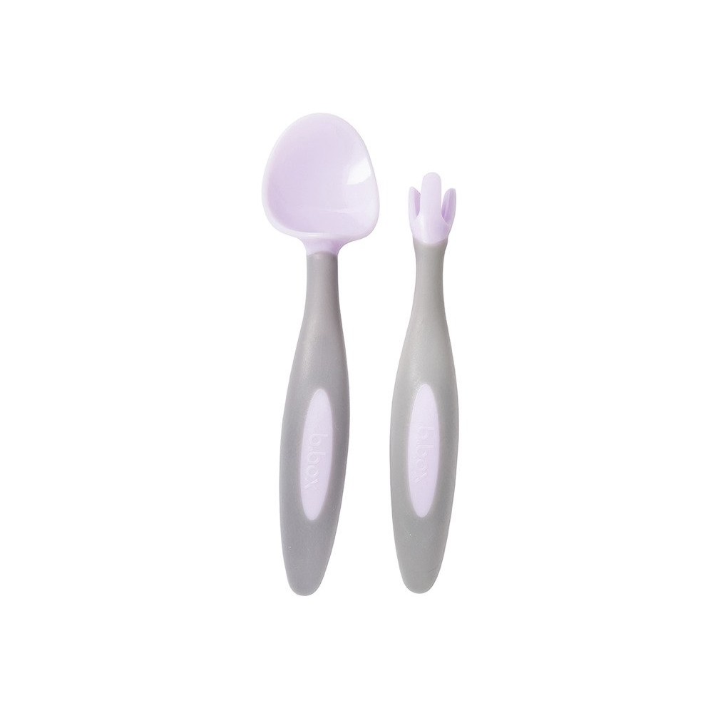 Pierwsze Sztućce do Nauki Jedzenia Toddler cutlery set Gelato Boysenberry - B.box