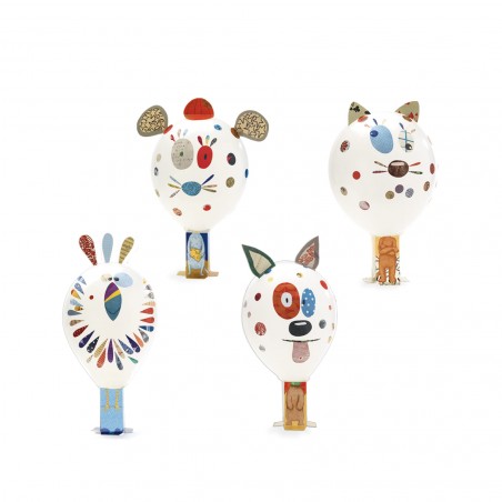 Zabawka z Balonów Zwierzęta DIY Zestaw do Dekoracji - Djeco