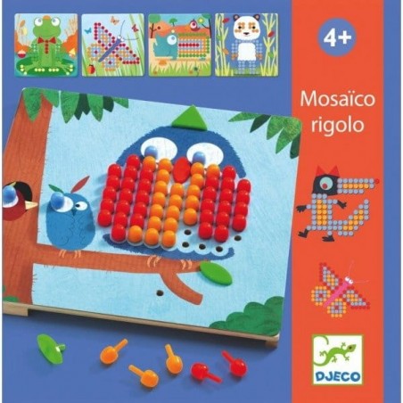 Mozaika Zwierzęta Rigolo - Djeco