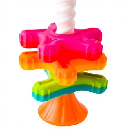 Wieża Zakręcone MiniSpinny Zabawka Manipulacyjna - Fat Brain Toys