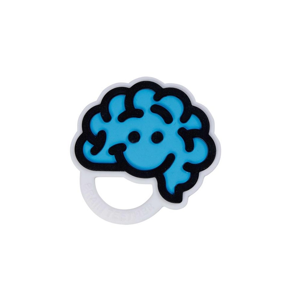 Silikonowy Gryzak Mózg Niebieski - Fat Brain Toys