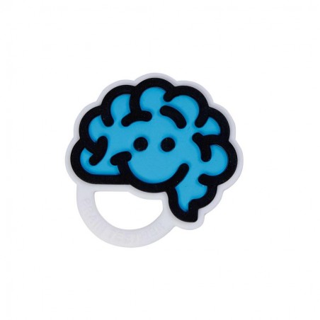 Silikonowy Gryzak Mózg Niebieski - Fat Brain Toys