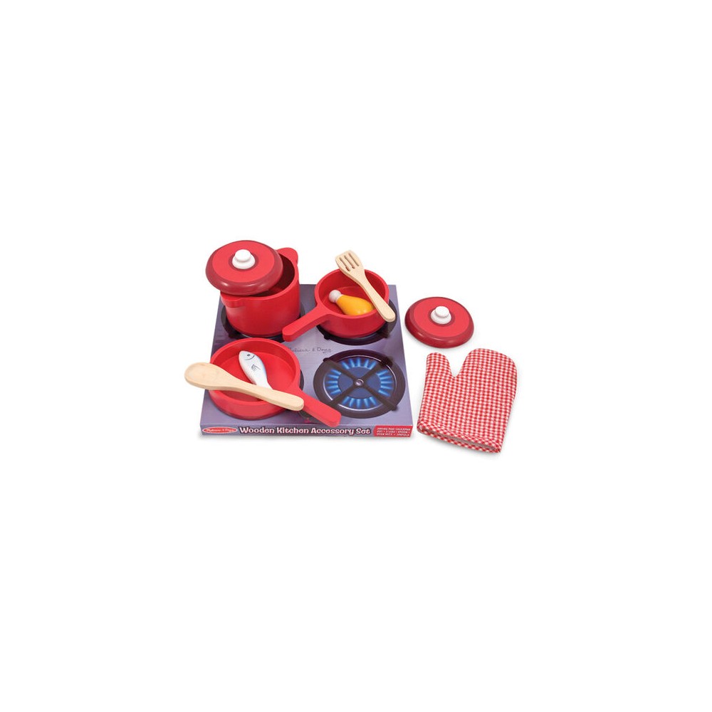 Drewniane Naczynia Garnki do Gotowania - Melissa & Doug