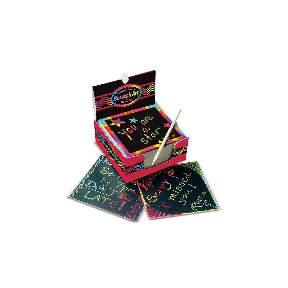 Zdrapki Karteczki do Grawerowania Box of Rainbow - Melissa & Doug