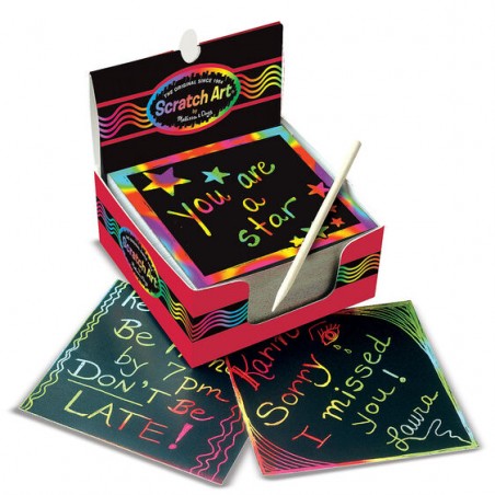 Zdrapki Karteczki do Grawerowania Box of Rainbow - Melissa & Doug