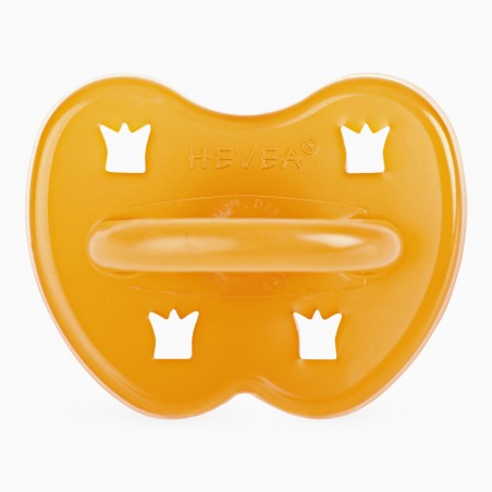 Hevea - okrągły smoczek kauczukowy 0-3M Crown