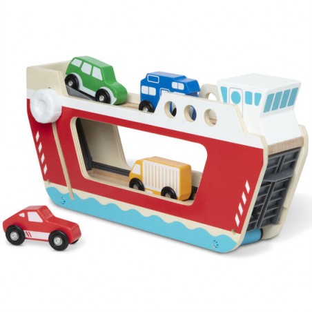 Drewniany Prom z Autkami Ferryboat - Melissa & Doug