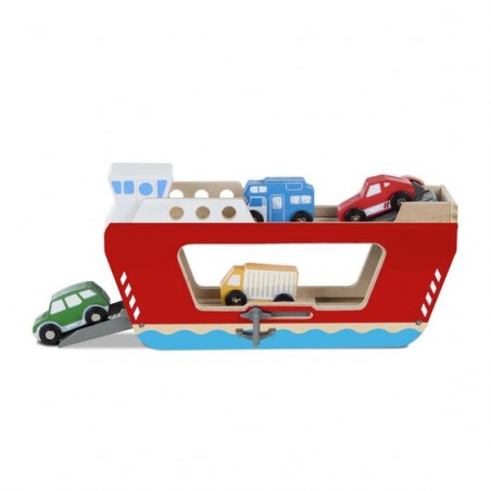 Drewniany Prom z Autkami Ferryboat - Melissa & Doug