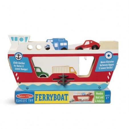 Drewniany Prom z Autkami Ferryboat - Melissa & Doug