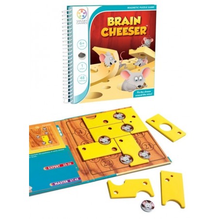 Gra Podróżna Brain Cheeser 5+ Magnetyczna - SmartGames