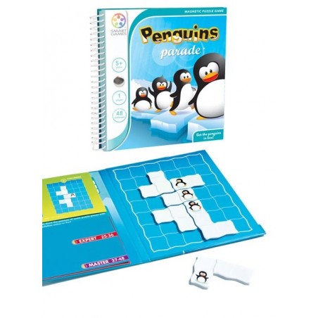 Gra Podróżna Penguins Parade 5+ Magnetyczna - SmartGames