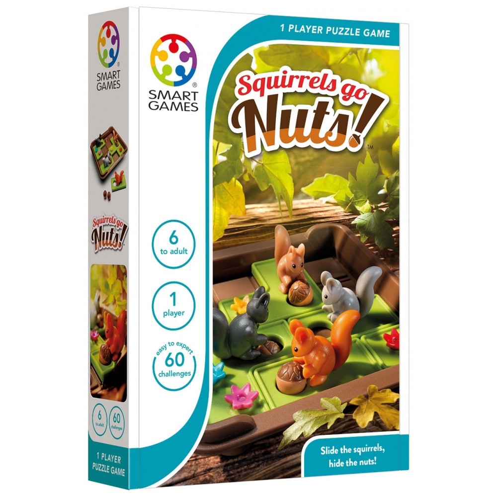 Gra Planszowa dla dzieci 6+ Squirrels Go Nuts - Smart Games