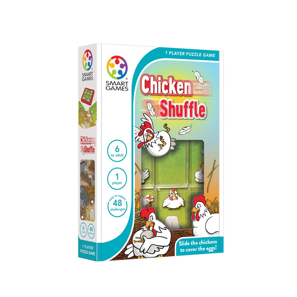 Gra Łamigłówka 6+ Chicken Shuffle Junior Kurczaki - Smart Games