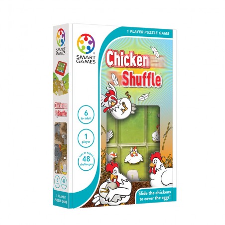 Gra Łamigłówka 6+ Chicken Shuffle Junior Kurczaki - Smart Games