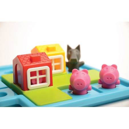 Gra Planszowa 3+ Trzy Świnki Three Little Piggies - SmartGames