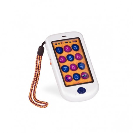B.toys - dotykowy telefon komórkowy perłowa kość słoniowa Hi!! Phone Metallic Pearl Ivory