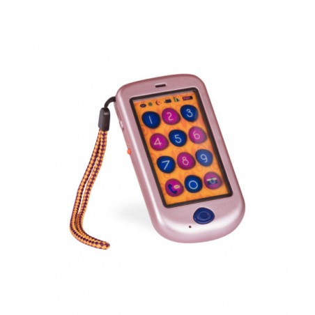 B.toys - dotykowy telefon komórkowy różowe złoto Hi!! Phone Metallic Rose Gold