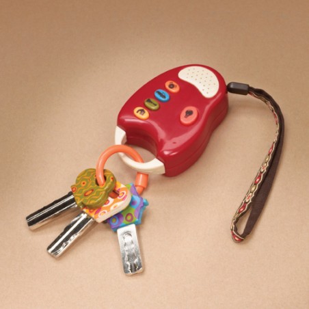 B.toys - zestaw kluczy z pilotem wersja czerwona FunKeys