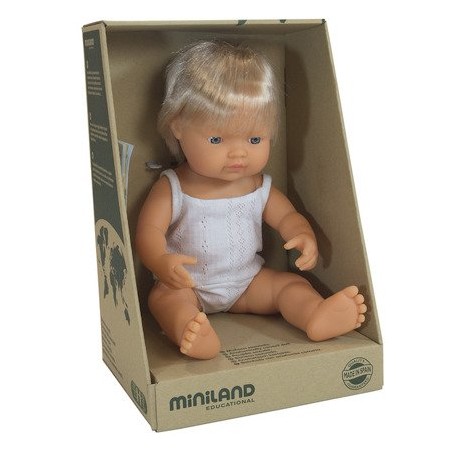 Pachnąca Lalka Chłopiec Europejczyk 38cm - Miniland Doll