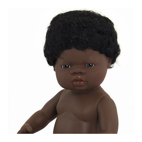 Pachnąca Lalka Chłopiec Afrykańczyk 38cm - Miniland Doll