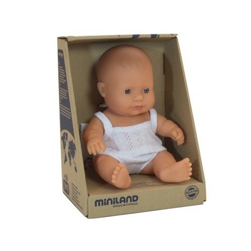 Pachnąca Lalka Bobas Chłopiec Europejczyk 21 cm - Miniland Doll