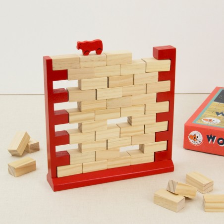 Drewniana gra zręcznościowa Chwiejny Mur - Egmont Toys
