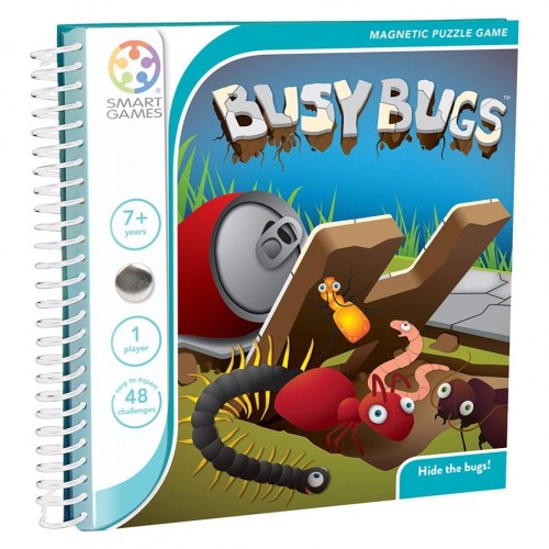 Gra Planszowa Magnetyczna Busy Bugs 7+ pracowite robaczki - SmartGames