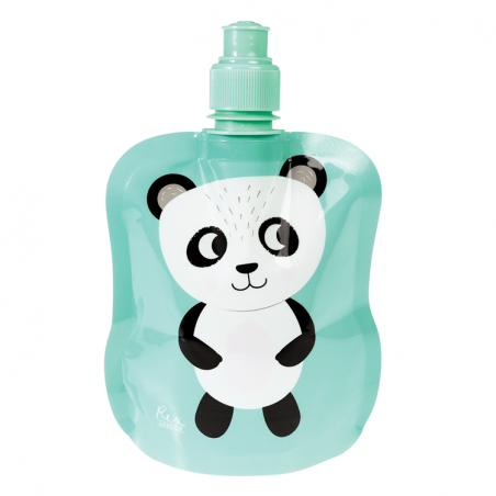 Rex London - zwijany bidon na wodę 200ml PANDA