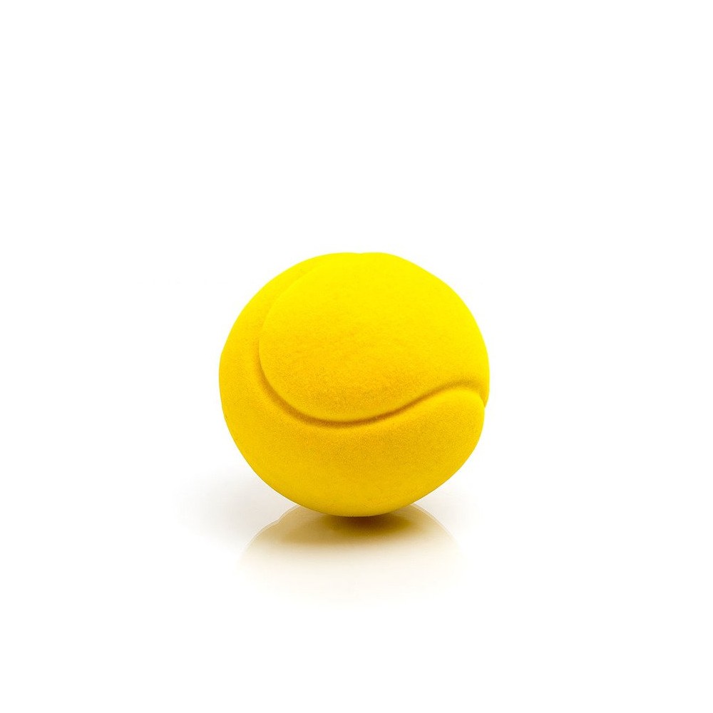 Piłka sensoryczna jak do tenisa żółta 5 cm - Rubbabu