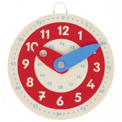 Zegar ze wskazówkami do nauki godzin tarcza - Goki