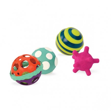 B.toys - zestaw wyjątkowych piłek sensorycznych z piłką świecącą Ball-a-balloos