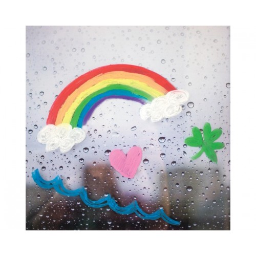 Kredki żelowe do malowanie na szkle na deszczowe dni Rainy Dayz - Ooly
