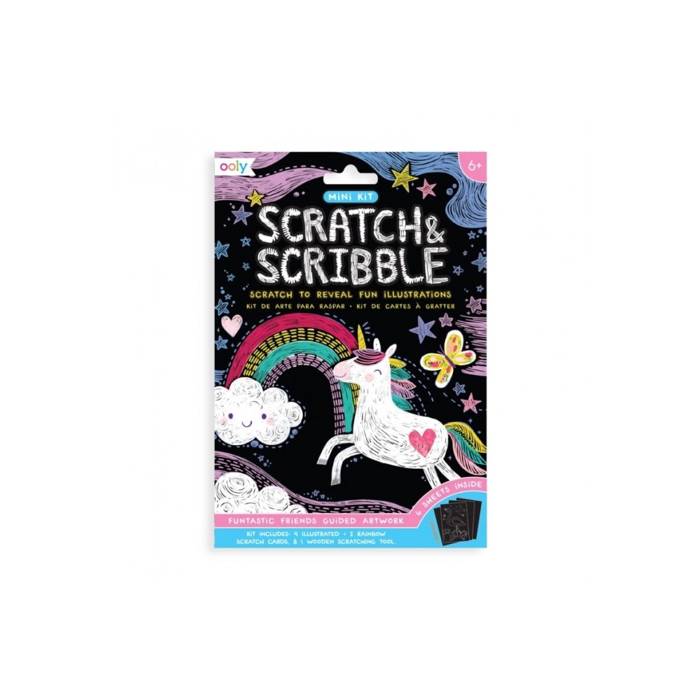 Zdrapywanki Fantastyczni Przyjaciele Scratch & Scribble - Ooly