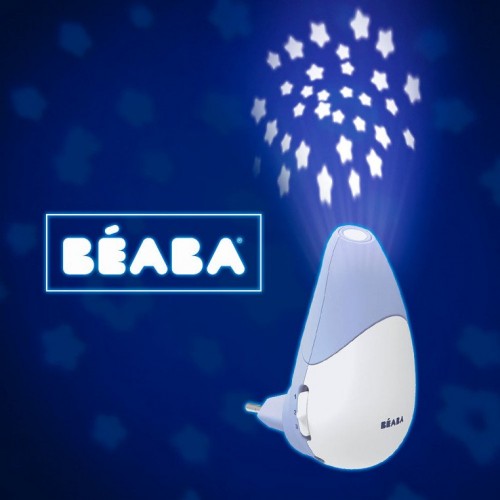 Lampka nocna LED, projektor gwiazd, czujnik płaczu i ruchu Pixie Star Mineral - Beaba