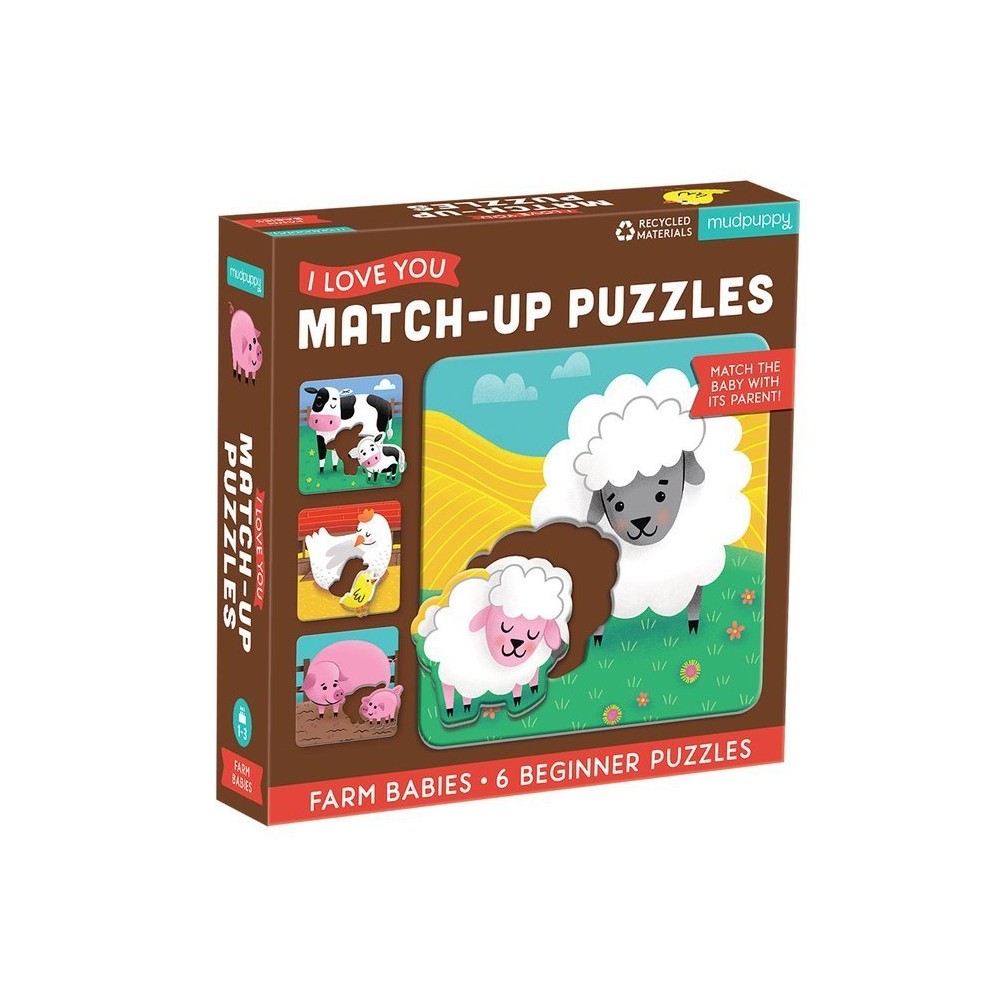 Pierwsze puzzle Rodzice i dzieci - Mudpuppy