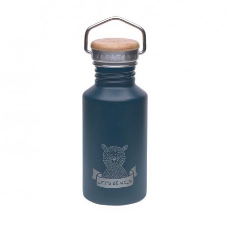 Bidon ze stali nierdzewnej 500ml + ustnik Adventure blue - Lassig