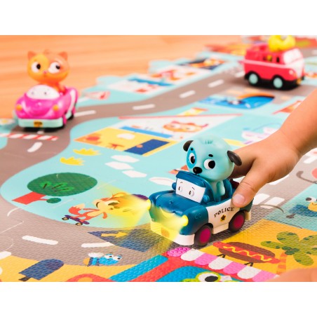 Miękkie autko sensoryczne Lolo & Smarty Pants - b.toys