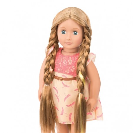 Our Generation - Portia lalka z włosami do stylizacji wersja deluxe z akcesoriami