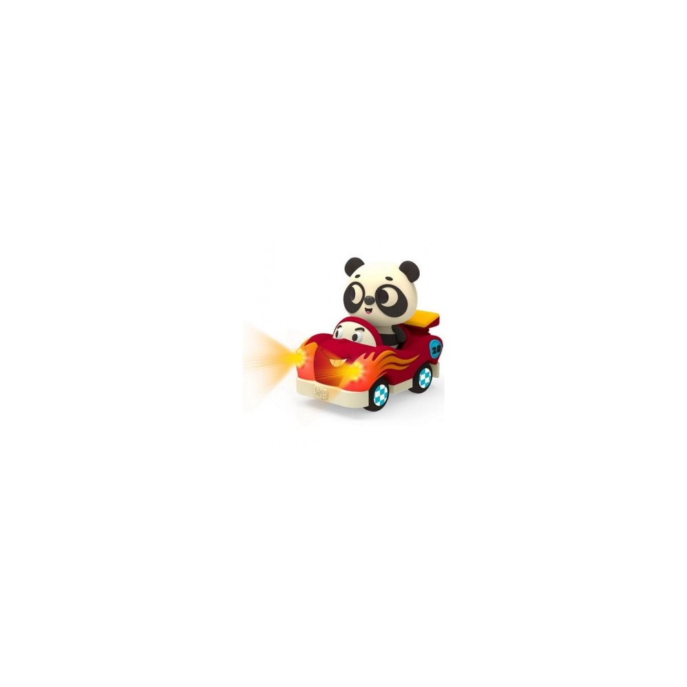 Miękkie autko sensoryczne Panda Bingo & Freddy Zoom - b.toys