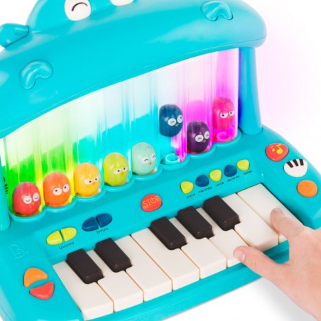 Pianinko Hippo-Pop Play Piano - b.toys