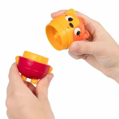 Zestaw 3 sikawek do wody Squish & Splash piesek - B.toys