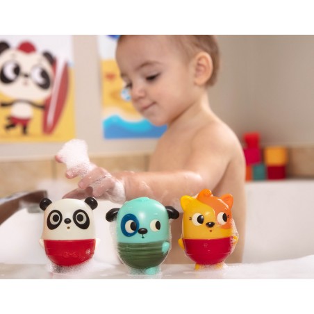 Zestaw 3 sikawek do wody Squish & Splash piesek - B.toys