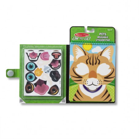 Naklejki wielokrotnego użytku Pupile Make-a-Face – Melissa & Doug