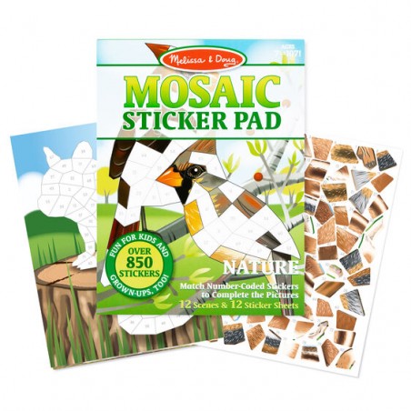 Naklejki puzzle z numerkami Natura - Melissa and Doug