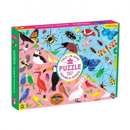 Puzzle dwustronne Robaki 100 el. - Mudpuppy