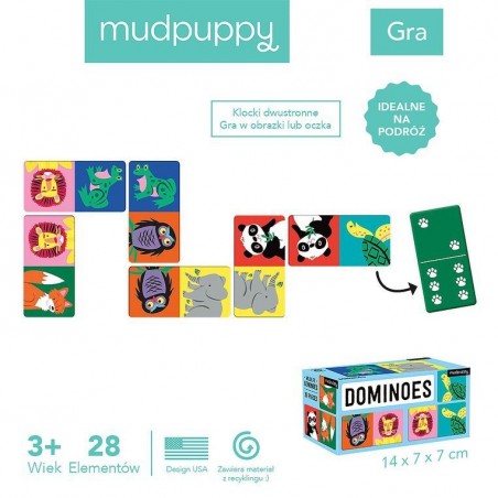 Gra Domino Dżungla - Mudpuppy
