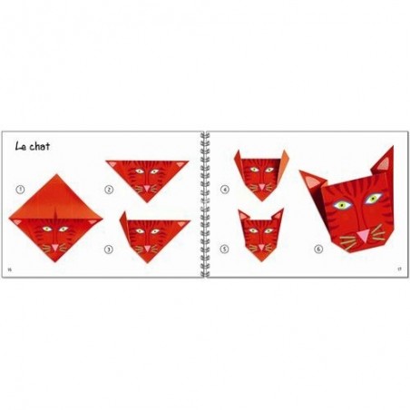 Origami z naklejkami Zwierzęta z Papieru - Djeco
