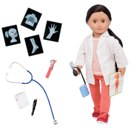Our Generation - Nicola lalka lekarz rodzinny z akcesoriami do pracy wersja deluxe