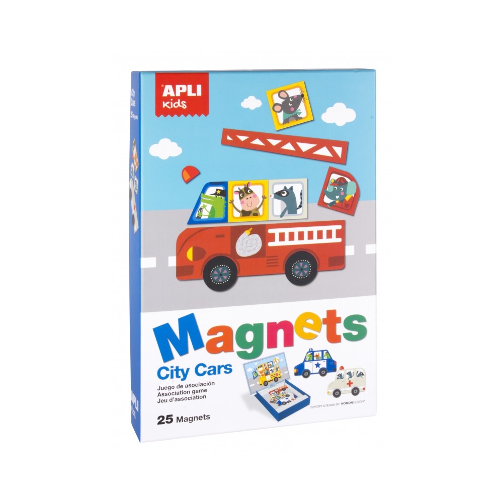 Magnetyczna układanka Pojazdy - Apli Kids