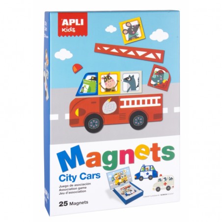Magnetyczna układanka Pojazdy - Apli Kids
